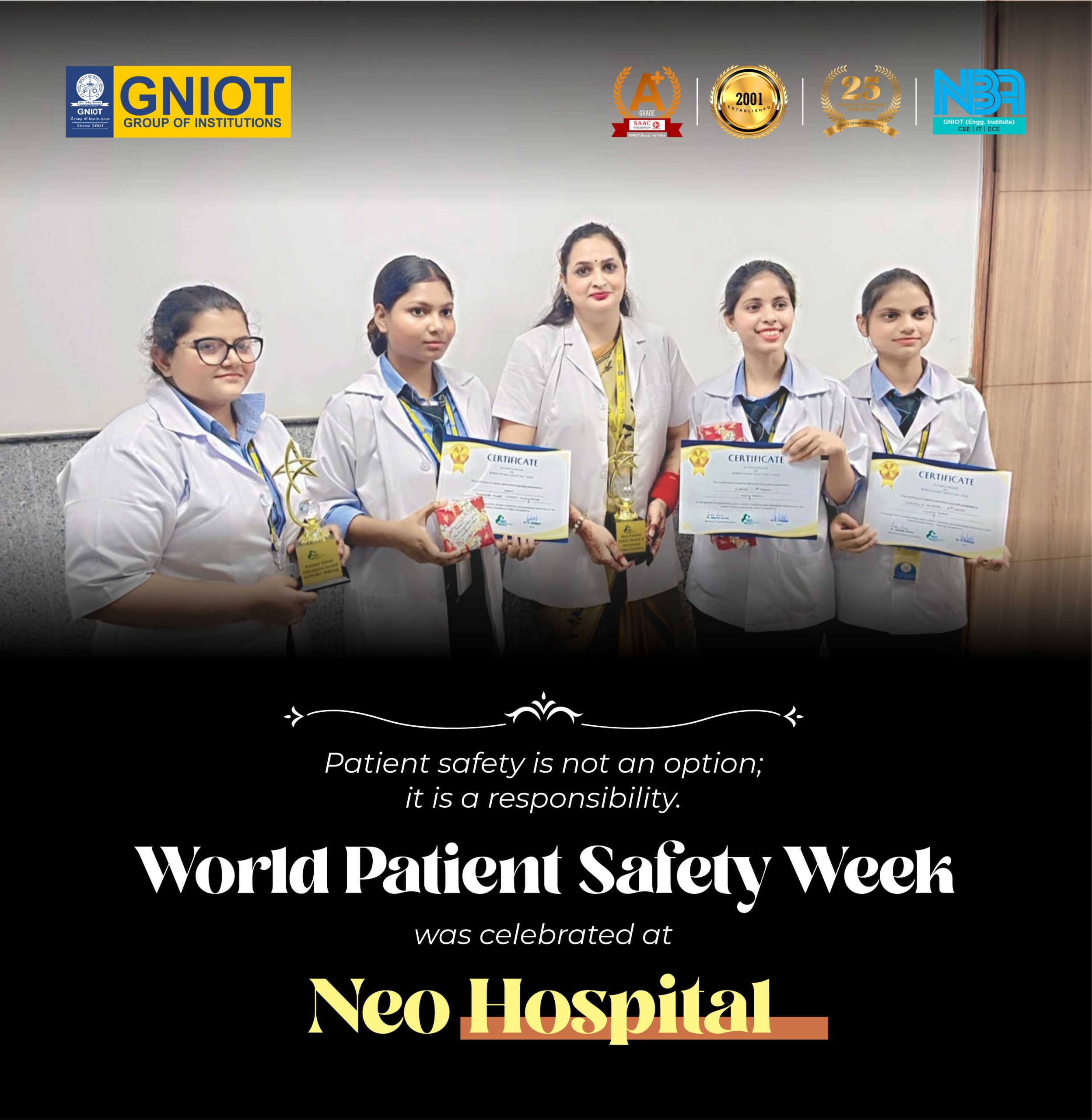 World Patient Safety Week 2026 GIMSAR Students Achieve Excellence